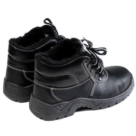 Ботинки рабочие утепленные на ПУ подошве с металлическим подноском