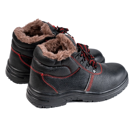 Ботинки утепленные на нитрил подошве с металлическим подноском