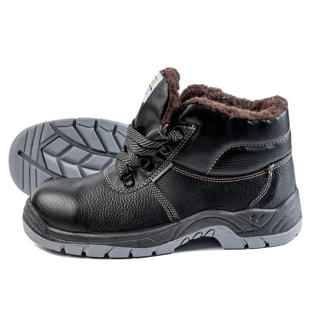 Ботинки утепленные на ПУ/ТПУ подошве с металлическим подноском