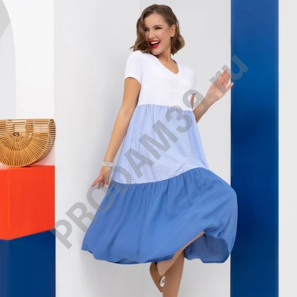 Платье Воздушная стихия (блю)