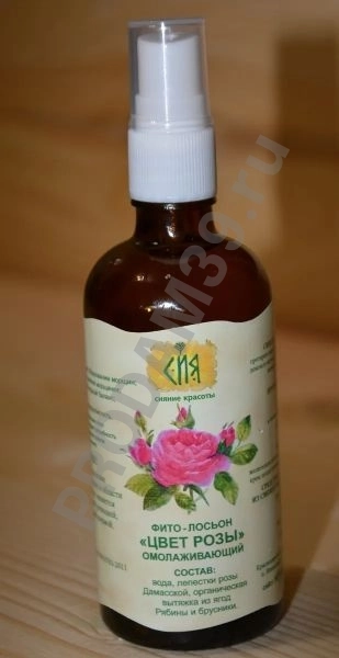 Фито-лосьон «Цвет розы» ОМОЛАЖИВАЮЩИЙ 100 мл. СТЕКЛО