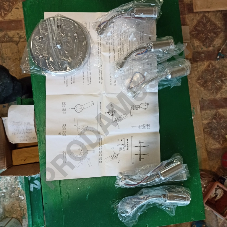 Светильник , хром, Италия