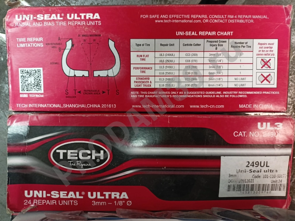 Грибки с ножкой диаметром 3,5 мм для ремонта подготовленного прокола до 3 мм