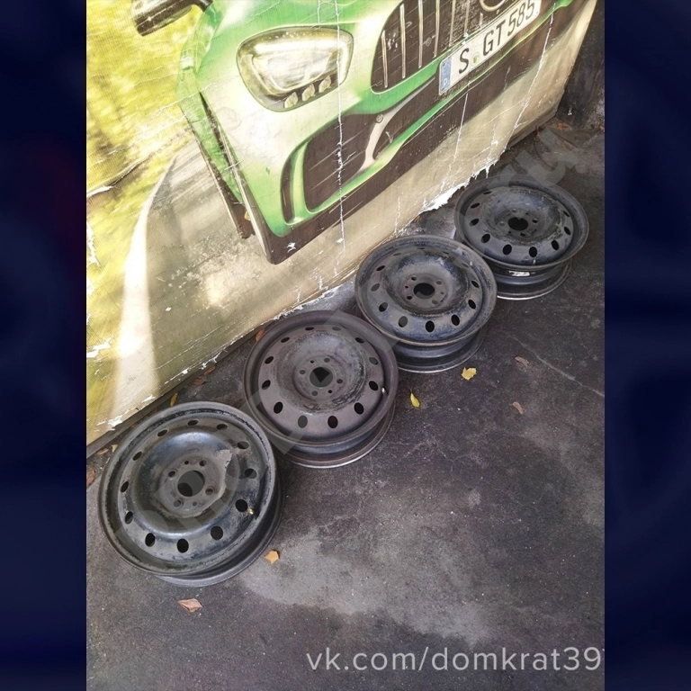 Штампованные диски R14 Fiat