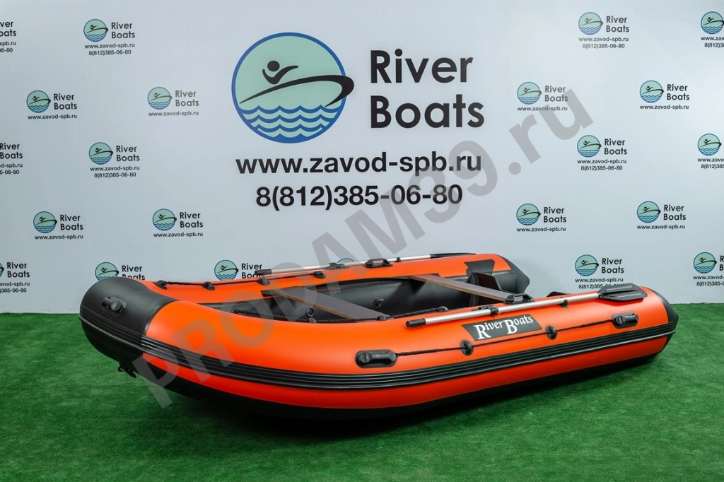 Лодка ПВХ RiverBoats RB — 390 (Киль + алюминиевый пол)
