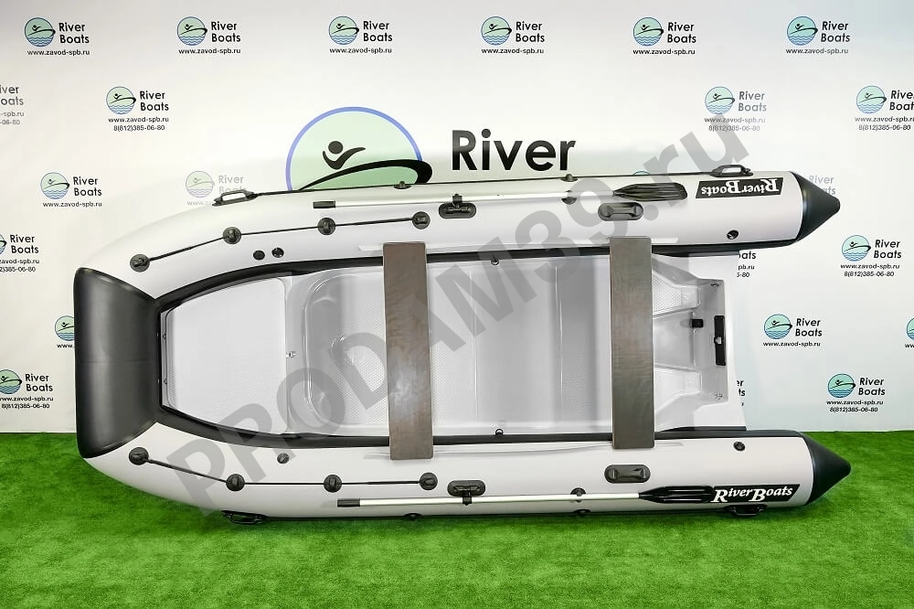 Лодка РИБ RiverBoats RB — 430 (Встроенный рундук) (транец S — 410 мм.)