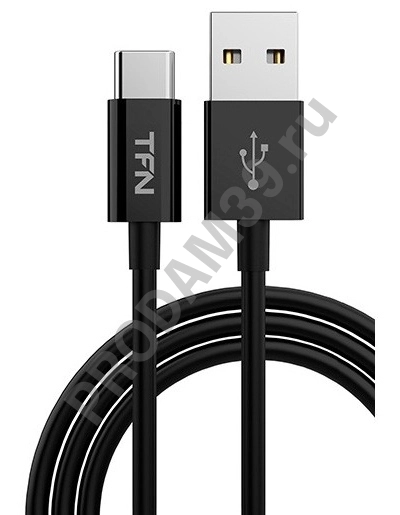Кабель TFN USB to Type-C, 1м, черный