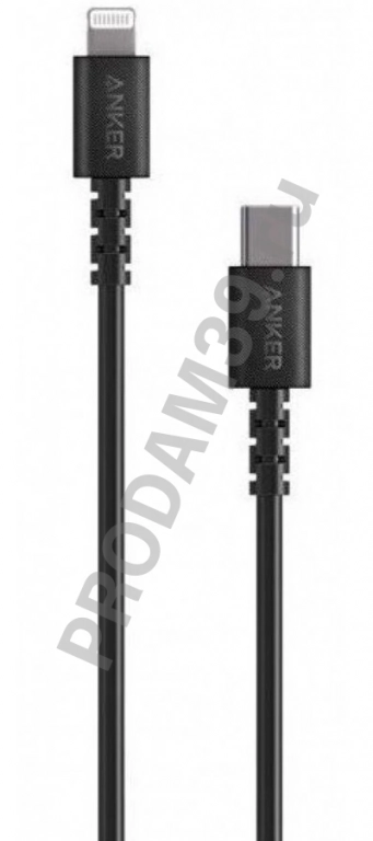 Кабель Anker PowerLine Select+ USB to Lightning, 0,9m, черный