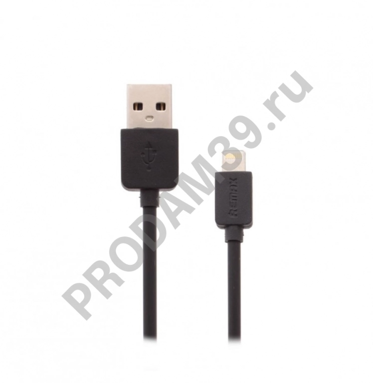 Кабель Remax USB to Lightning 2M черный