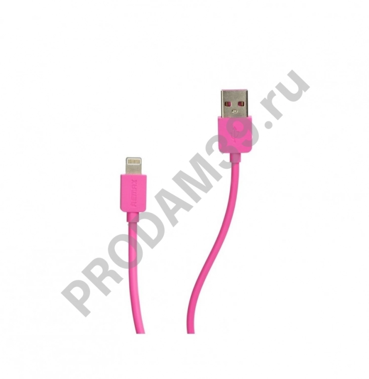 Кабель Remax USB to Lightning 2M розовый