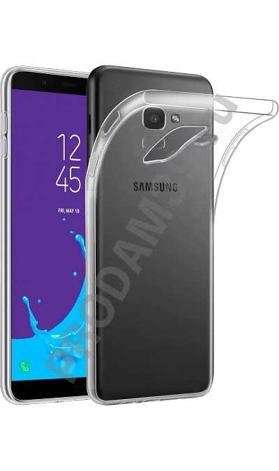 Чехол-накладка для Samsung Galaxy J6+, BORASCO, прозрачный