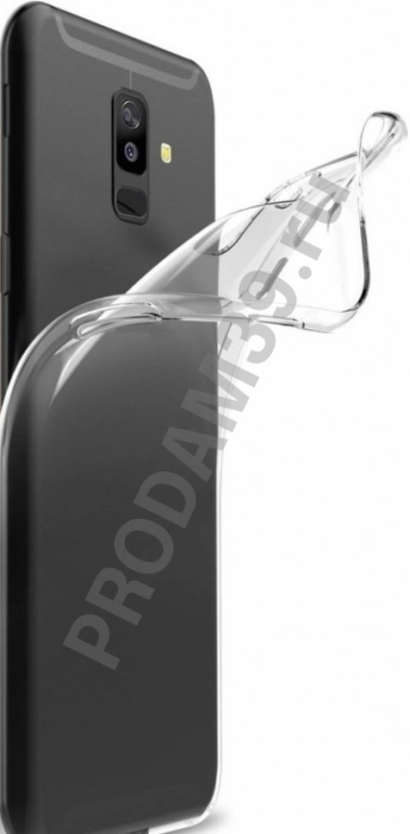 Чехол-накладка для Samsung Galaxy A6+, BORASCO, прозрачный