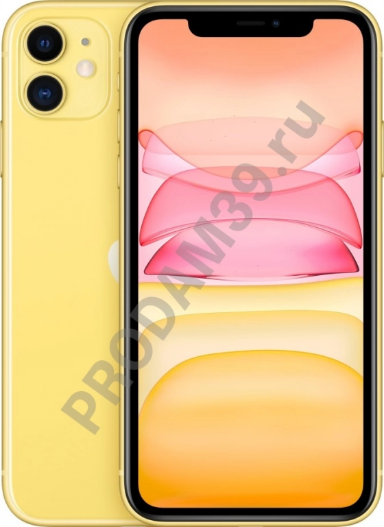 Смартфон Apple iPhone 11 128Gb SlimBox, желтый
