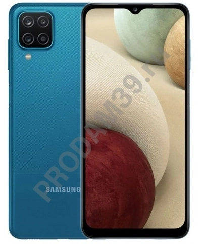 Смартфон Samsung Galaxy A12 64GB 2-SIM синий