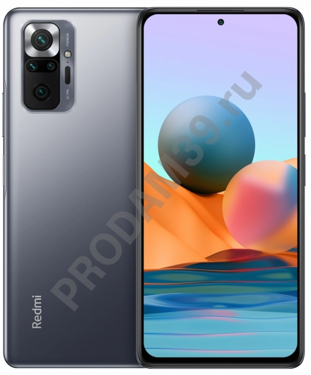 Смартфон Xiaomi Redmi Note 10 Pro 8/128Gb, серый