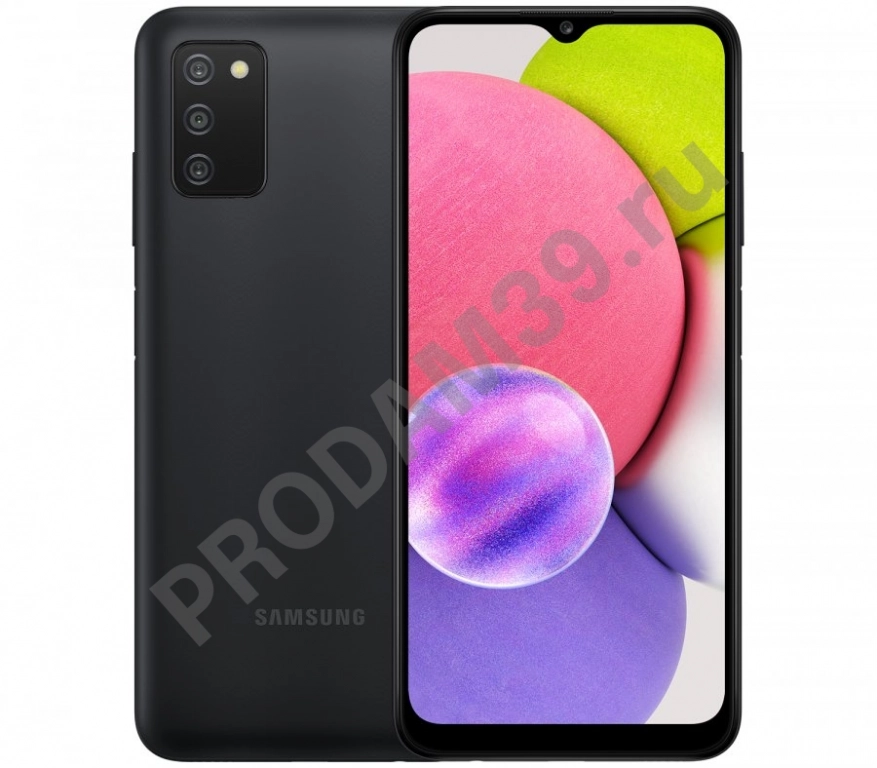 Смартфон Samsung Galaxy A03S 32GB 2-SIM черный