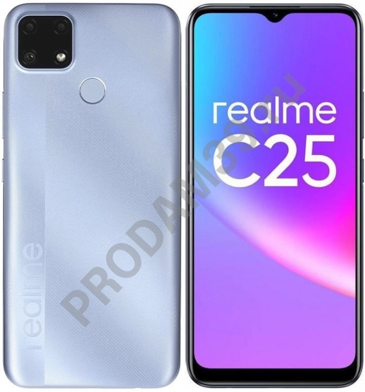Смартфон Realme C25 4/64GB, синий