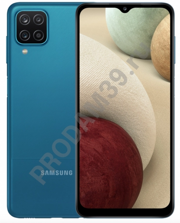 Смартфон Samsung Galaxy A12 (SM-A127) 64GB 2-SIM синий