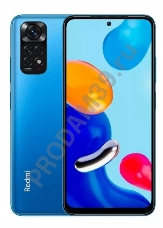 Смартфон Xiaomi Redmi Note 11 4/64Gb, синий