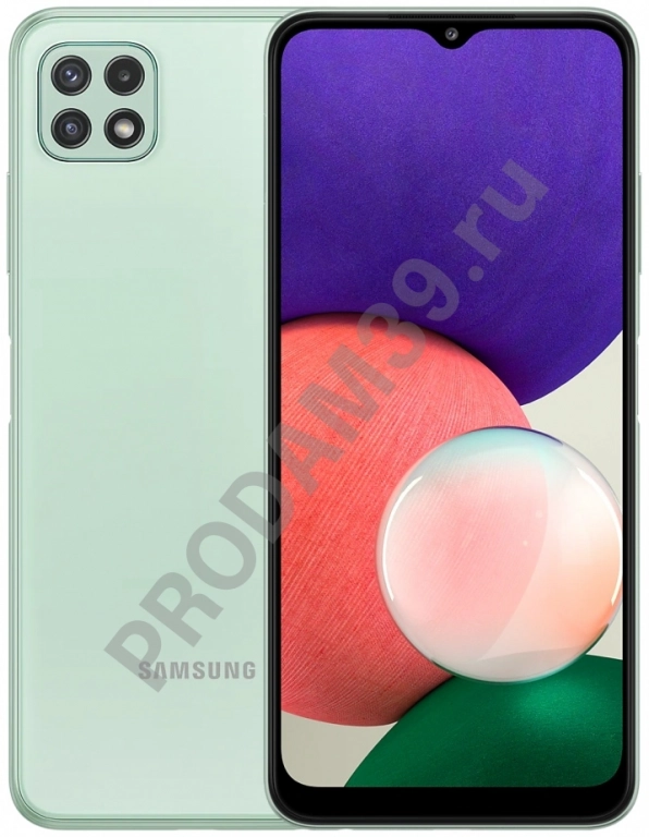 Смартфон Samsung Galaxy A22s 5G 128GB мятный
