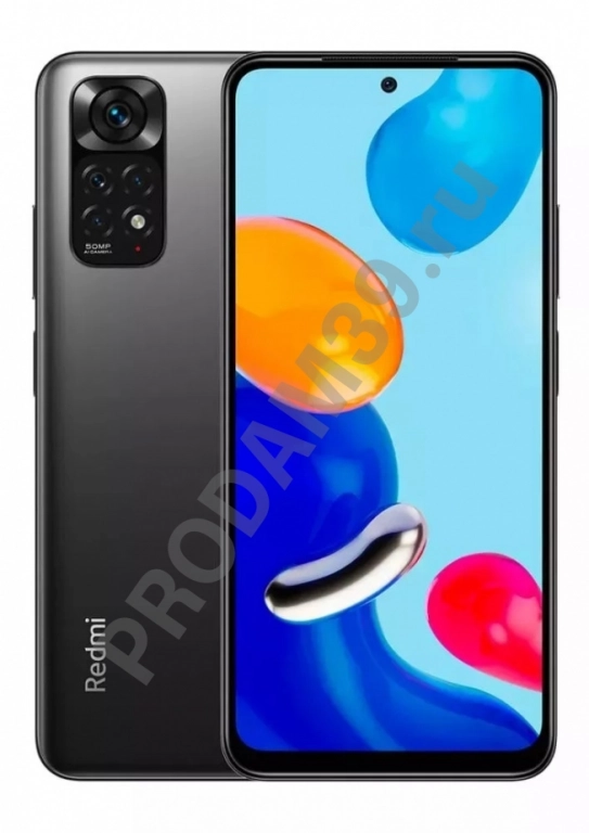 Смартфон Xiaomi Redmi Note 11 4/64Gb, серый