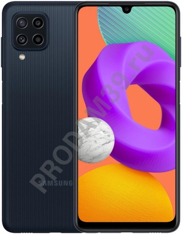Смартфон Samsung Galaxy M22 128GB 2-SIM черный