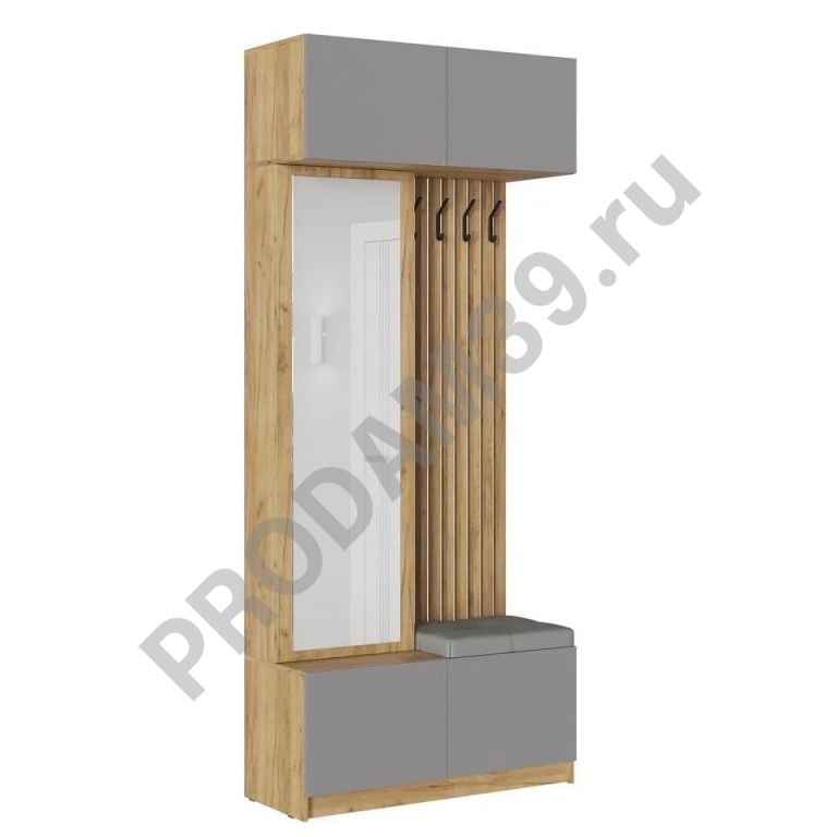 Прихожая Бостон 3 (серый)