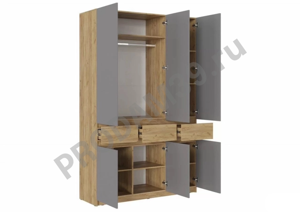 Прихожая Бостон 3 (серый)