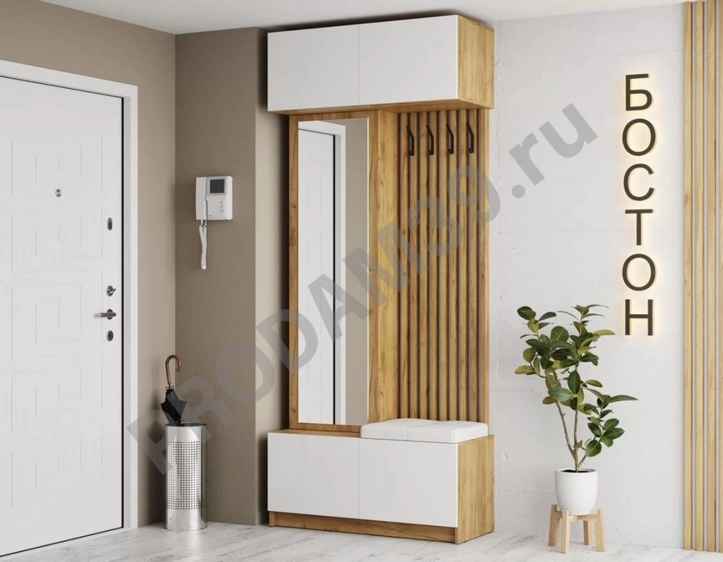 Прихожая Бостон (белый)