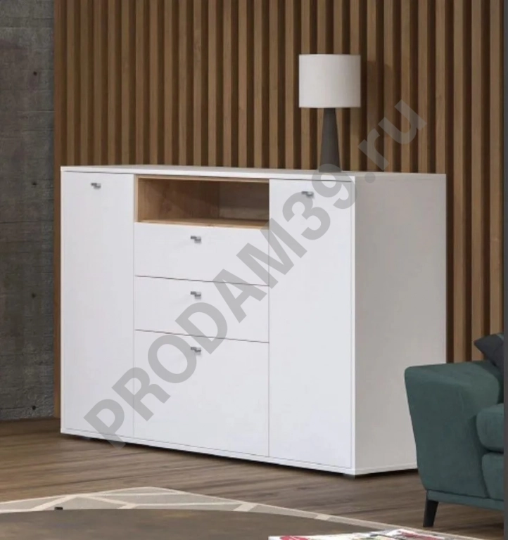 Комод Бостон (белый)