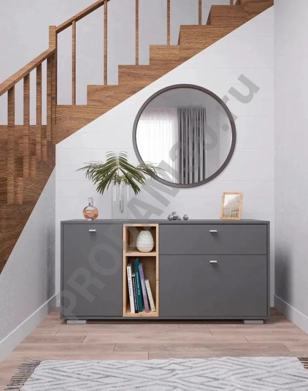 Комод Бостон 2 (серый)