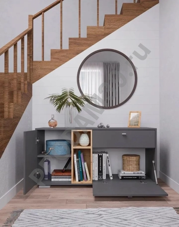 Комод Бостон 2 (серый)