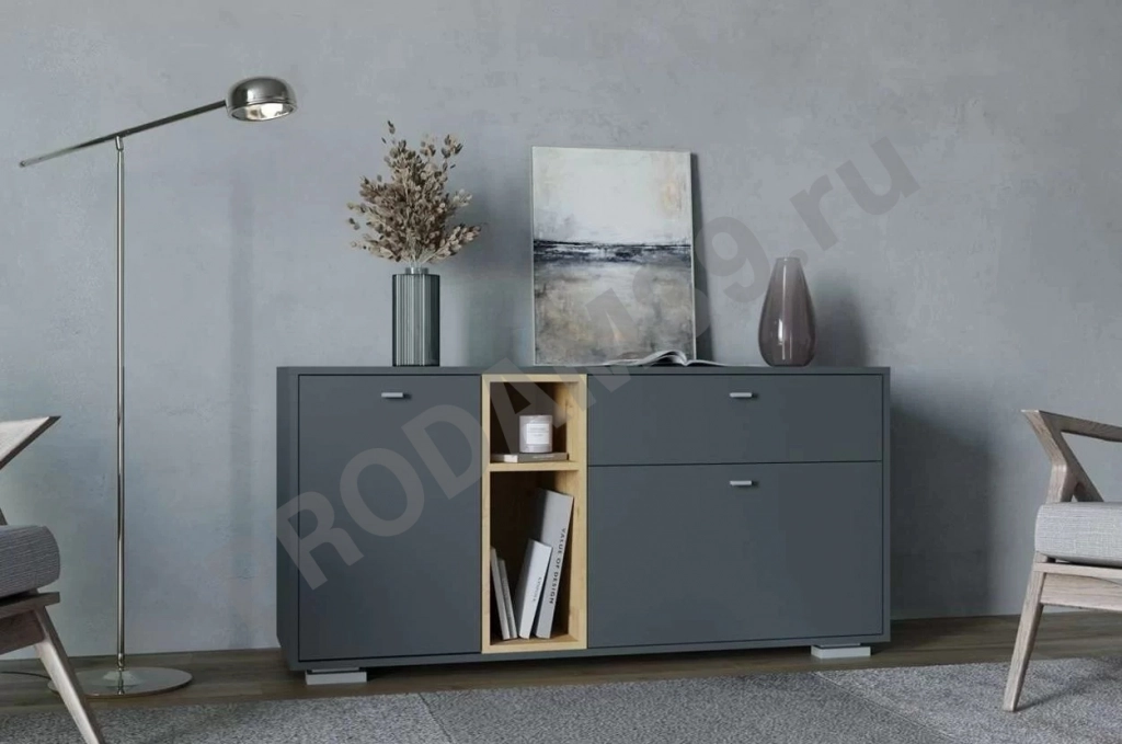 Комод Бостон 2 (серый)
