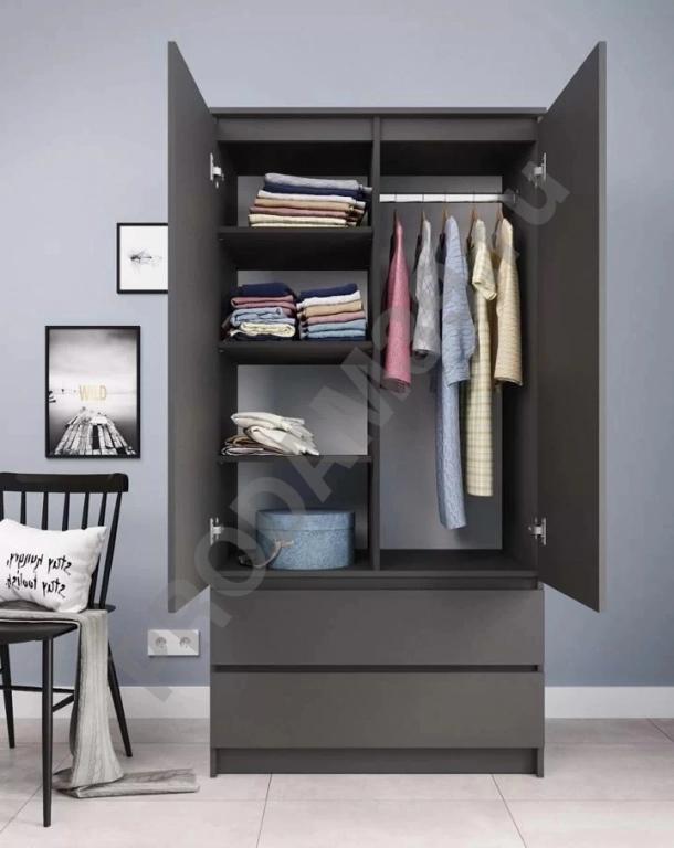 Шкаф Logo - 90 (Серый)