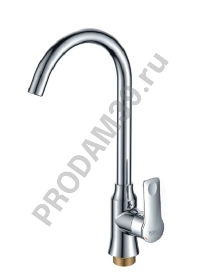 HB71084 смеситель однорычажный для кухни с гайкой хром