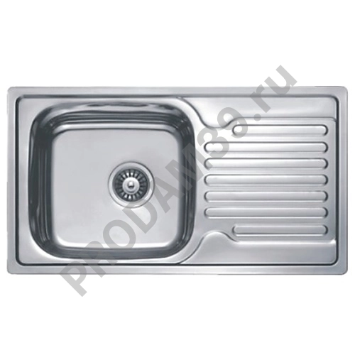 HB4378 кухонная мойка с крылом глянцевая 780*430*180мм
