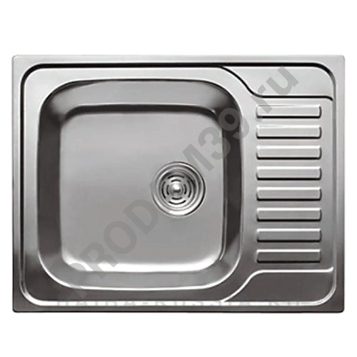 HB4858 кухонная мойка с крылом глянцевая 580*485*180мм