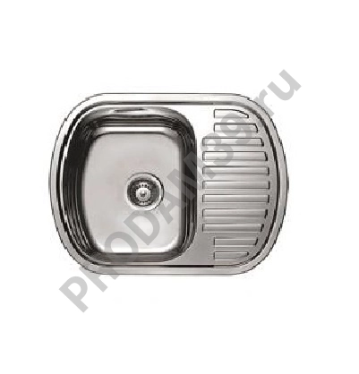 HB4963 кухонная мойка полуторка глянцевая 630х490х180 мм