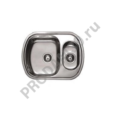 HB4963Т кухонная мойка полуторка глянцевая 630х490х180 мм