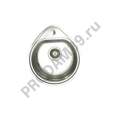 HBD4450 кухонная мойка круглая декор 500*440*180мм