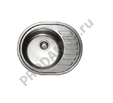 HBD4557 кухонная мойка декор 570х450х180мм