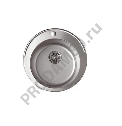 HBD480 кухонная мойка круглая декор 480*180мм