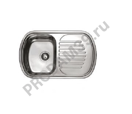 HBD4980 кухонная мойка с крылом декор 800* 490*180мм