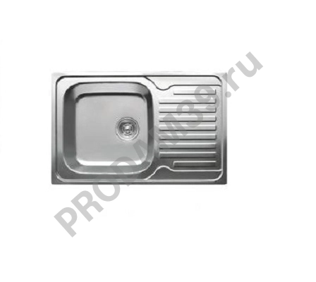 HBD5078 кухонная мойка с крылом декор 780*500*180мм