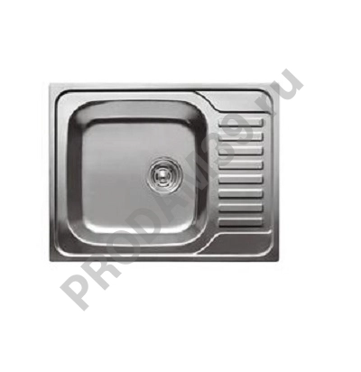 HBS4858 кухонная мойка с крылом матовая 580*485*180мм