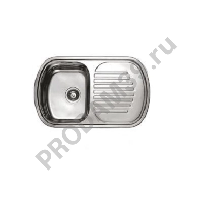 HBS4980 кухонная мойка с крылом матовая 800х490х180мм