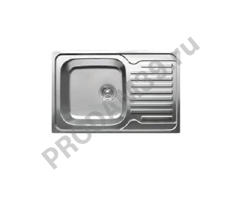 HBS5078 кухонная мойка с крылом матовая 780*500*180мм