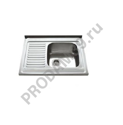 HBS6080-06 кухонная мойка с крылом правая матовая 800*600*160мм