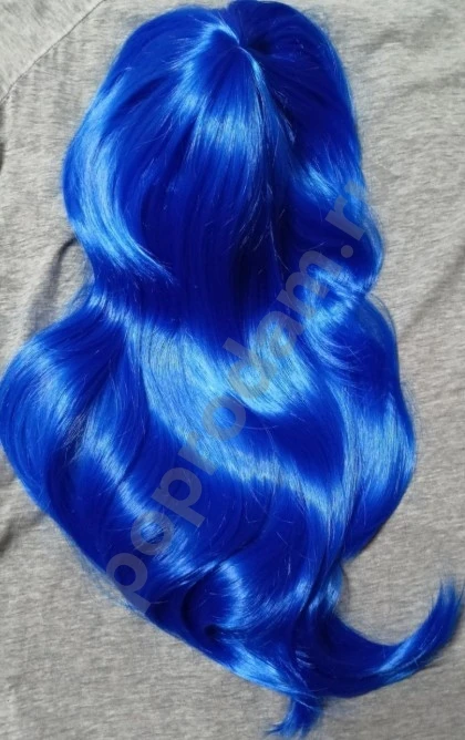 Парик синий новый