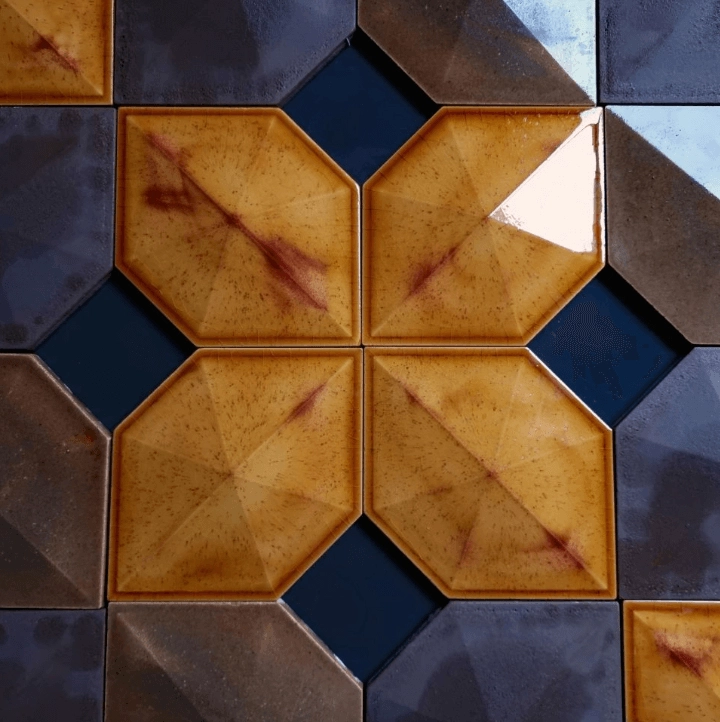 Дизайнерская плитка ручной работы, модель 